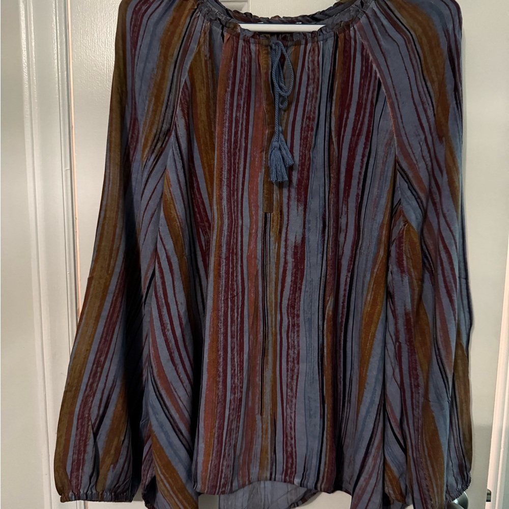 Striped Multicolor Women's Top - Picture 3 of 6